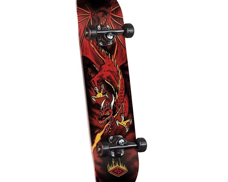 Powell Golden Dragon Flying Dragon Complete Skateboard