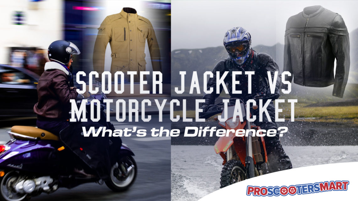 scooter jackets vs motorcycle jackets