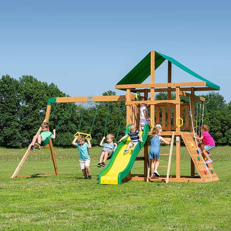 Backyard Discovery Mount McKinley Cedar Wood Swing Set