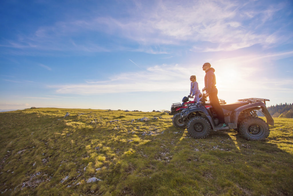 atv top of the mountain