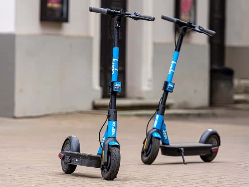 commuting electric scooter