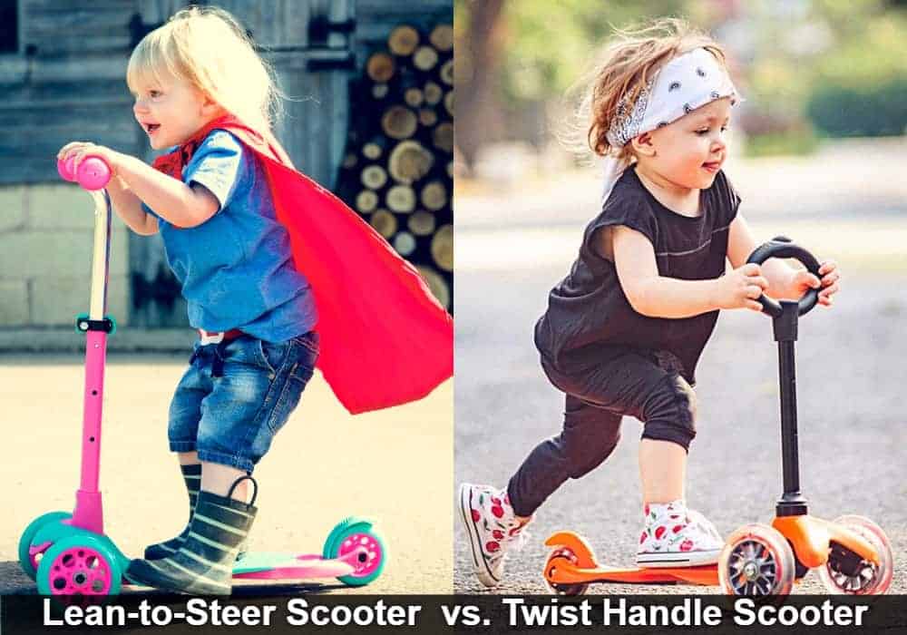 Lean-to-Steer vs. Twist Handle Scooter for Kids