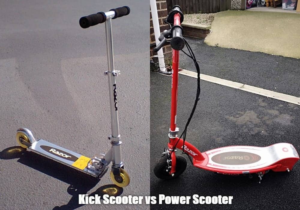 Kick Scooters vs. Power Scooters